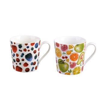 Hrnek porcelánový lesní ovoce/exotické ovoce mix 0,33 litru