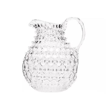 Džbán skleněný POLKA DOT s 1 uchem čirý 750ml