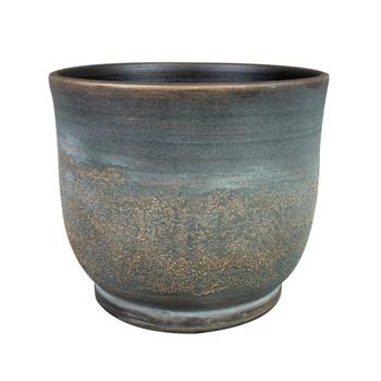 Obal kulatý keramický AICO hnědo-modrý 28cm