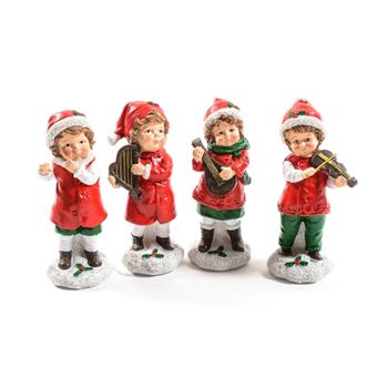 Figurka chlapec/dívka s hudebním nástrojem mix 13,5cm