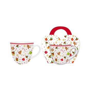 Hrnek porcelánový VÁNOČNÍ CUKROVÍ 460ml