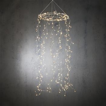 Lustr svítící 240LED t.bílá s časovačem 30x100cm
