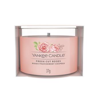 Votiv ve skle YANKEE CANDLE 37g Fresh Cut Roses