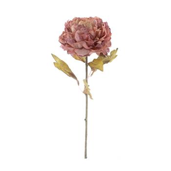 Pivoňka ESPOO řezaná umělá růžová 79cm