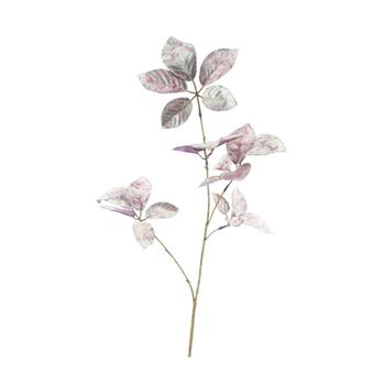 Růže RUKA větev listy umělá růžovo-zlatá 80cm