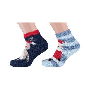 Ponožky dětské sob/Santa 2ks vel.23/26
