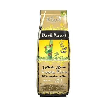 Káva EL GUSTO Arabica Dark Roast zrnková 250g
