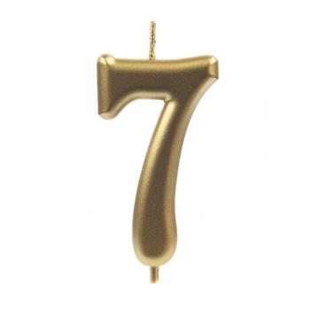 Dortová svíčka zlaté číslo 7