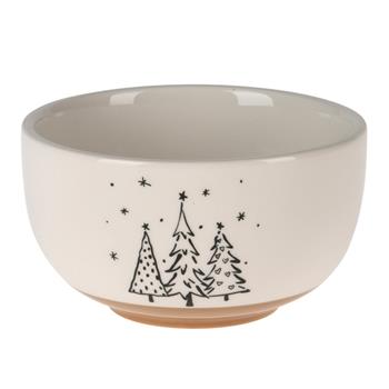 Keramická miska dekor stromy, 12,5cm