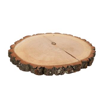Kulatina dřevěný plátek dubový 23-28cm