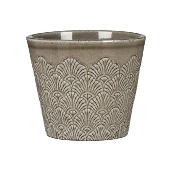Obal keramický VINTAGE GREIGE 711 šedý 15cm