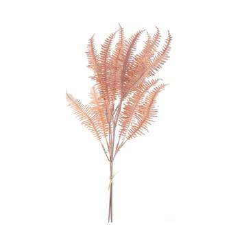 Kapradí umělé NARROW růžové svazek 3ks