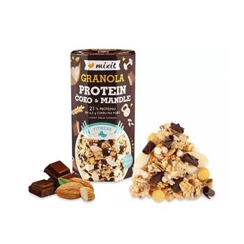 Mixit Granola z pece Protein, čokoláda a mandle 450g