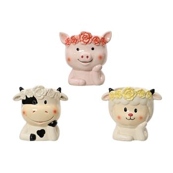 Obal z dolomitu kráva/prase/jehně mix 12,5cm