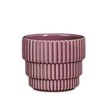 Obal kulatý keramický CELLA purpurový 11cm