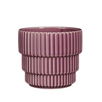 Obal kulatý keramický CELLA purpurový 12cm