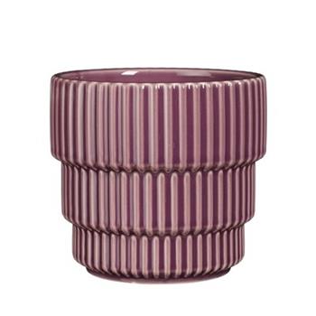 Obal kulatý keramický CELLA purpurový 14cm