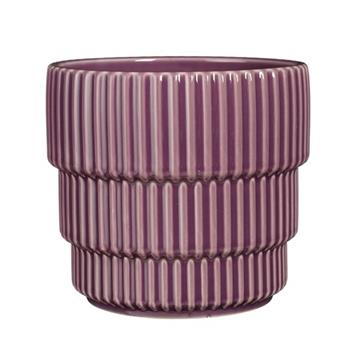 Obal kulatý keramický CELLA purpurový 17cm