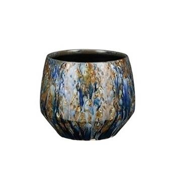 Obal kulatý keramický HARRIS tm.modrý 16,5cm