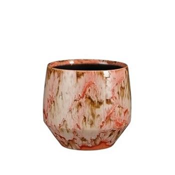 Obal kulatý keramický HARRIS červeno-hnědý 16,5cm