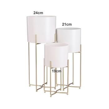 Obal kulatý keramický ARIES s kovovým stojanem 24cm
