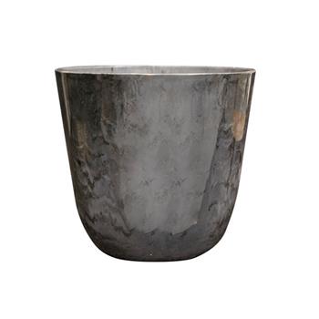 Obal kulatý PALERMO plastový šedý maramorovaný 27cm
