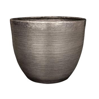 Obal kulatý ROWEN hliníkový stříbrný 21cm