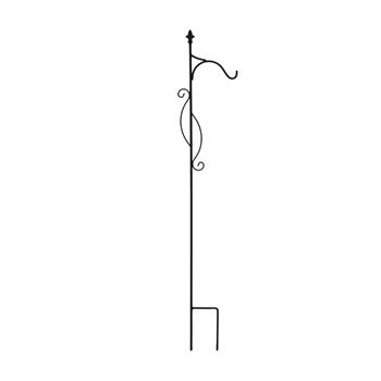 Zápich na lucernu/závěsný květináč ALM kovový černý 180cm