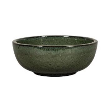 Miska SHANGHAI 6-01DA keramická glazovaná tm.zelená 30cm