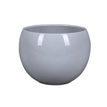 Obal LUNA keramický práškovaný sv.šedý 14cm