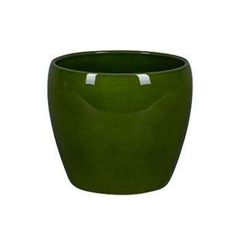 Obal ZT 5500 1-01A keramický práškovaný tm.zelený 18cm