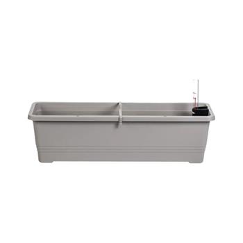 Truhlík samozavlažovací plastový BERGAMOT taupe 50cm