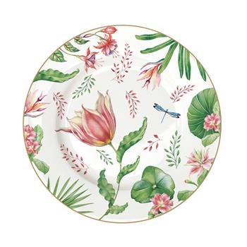 Talíř dezertní porcelánový BOTANIC CHIC 19cm