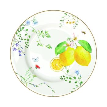 Talíř dezertní porcelánový FLEURS ET CITRONS 19cm