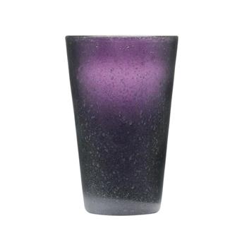 Sklenice na drink skleněná MEMENTO fialová 13,8cm