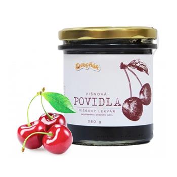 OVOCŇÁK višňová povidla 380g