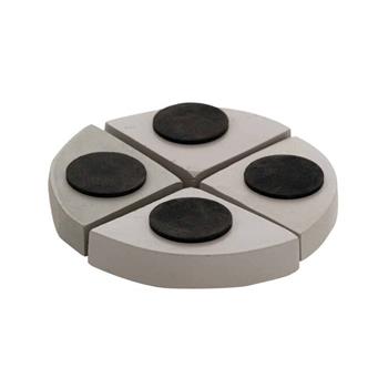 Nožičky pod květináč fiberstone béžové 4ks