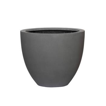 Květináč kulatý JESSLYN XS fiberstone šedý 42cm