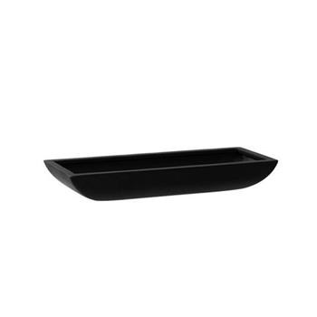 Miska hranatá PANDORA S fiberstone černá 50cm