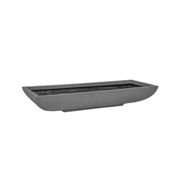 Miska hranatá PANDORA M fiberstone šedá 63,5cm
