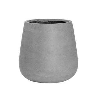 Květináč kulatý PAX M fiberstone šedý 44cm