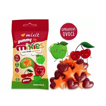 Bonbony želé ovocné MIXIES jablko & třešeň 35g