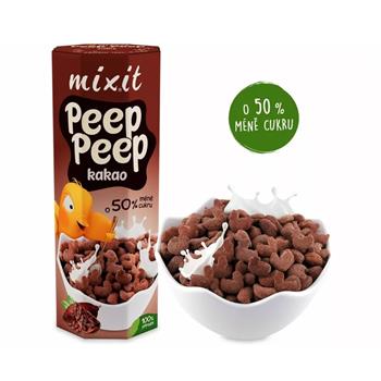 Mixit Cereálie ptáčci PEEP PEEP kakao 280g