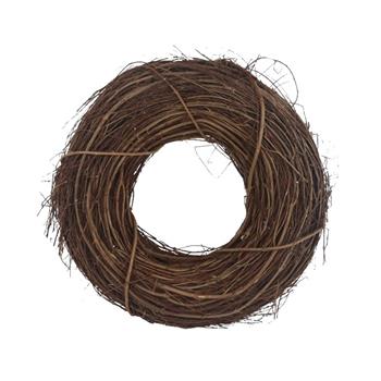 Věnec proutěný hnědý 40cm