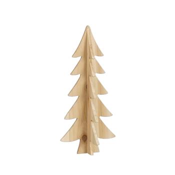 Strom 3D dřevěný přírodní 38cm