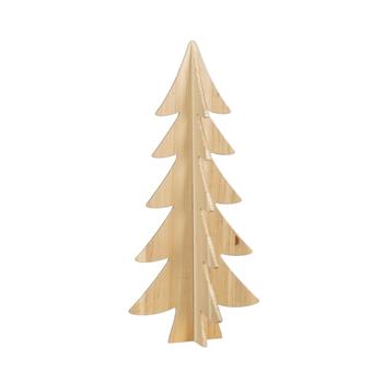 Strom 3D dřevěný přírodní 58cm
