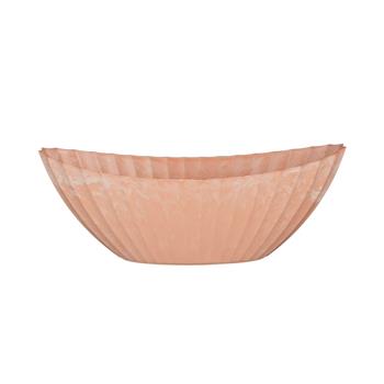Miska loď plastová sv.růžová 36cm