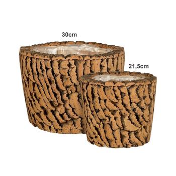 Obal kulatý z plaveného dřeva 30cm
