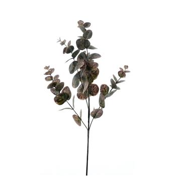 Eukalyptus větev MONICA umělá zeleno-růžová 63cm