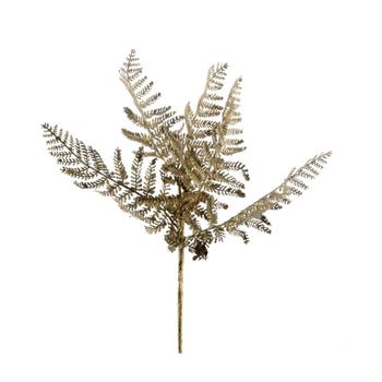 Kapradí v trsu umělé sv.zlaté 33cm
